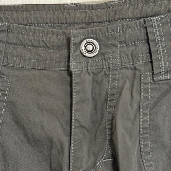 Kühl Kontra roll up capri Womens Size 8 Gray Straight Cotton Blend Classic - Picture 5 of 6